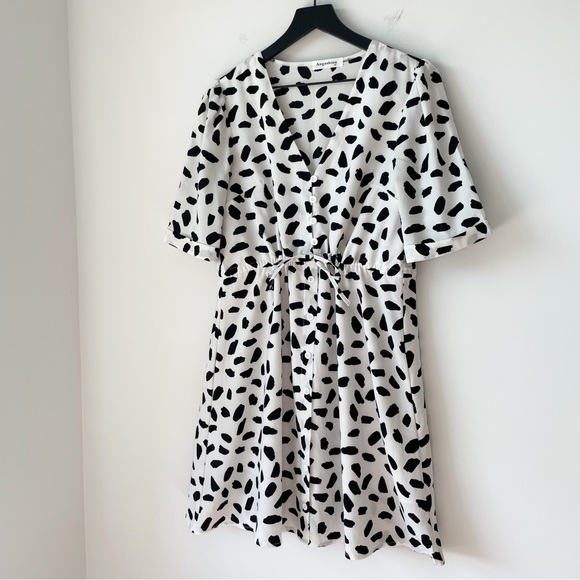 2/$20 Angashion Cow Print Mini Dress - Picture 9 of 16